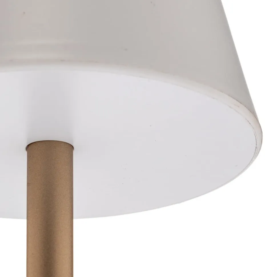 Newgarden Lola Slim LED-bordlampe batteri, messing