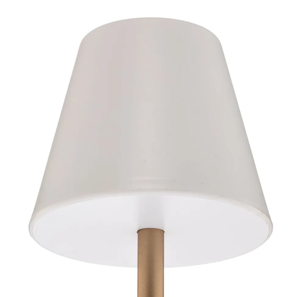Newgarden Lola Slim LED-bordlampe batteri, messing