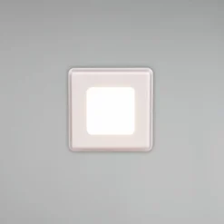 Nimbus LED-lampe IP44 8,5x8,5cm 830 hvid