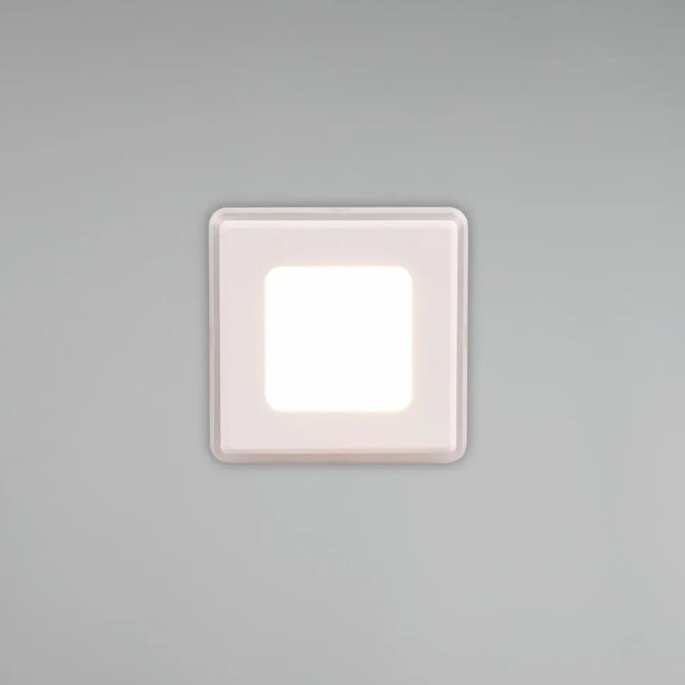 Nimbus LED-lampe IP44 8,5x8,5cm 830 hvid