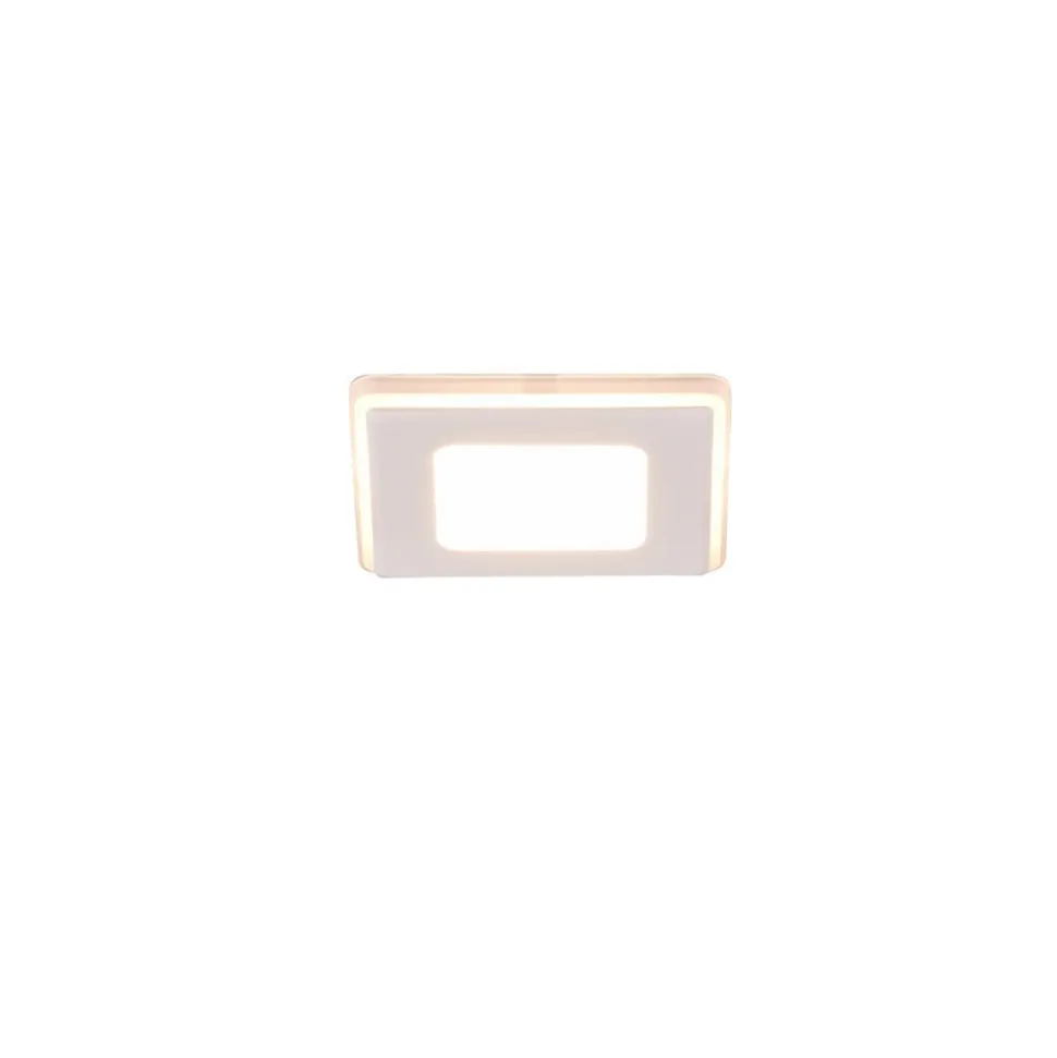 Nimbus LED-lampe IP44 8,5x8,5cm 830 hvid
