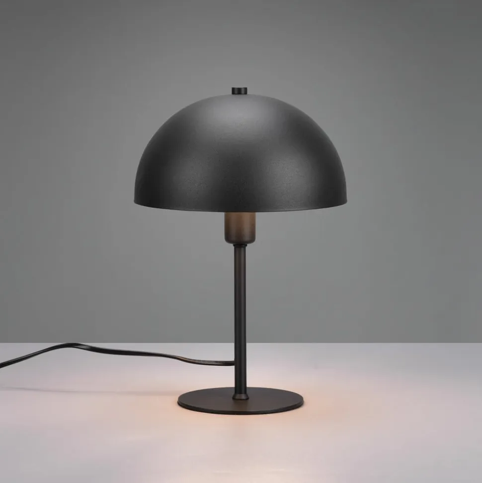 Nola bordlampe, højde 30 cm, sort/guld