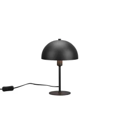 Nola bordlampe, højde 30 cm, sort/guld