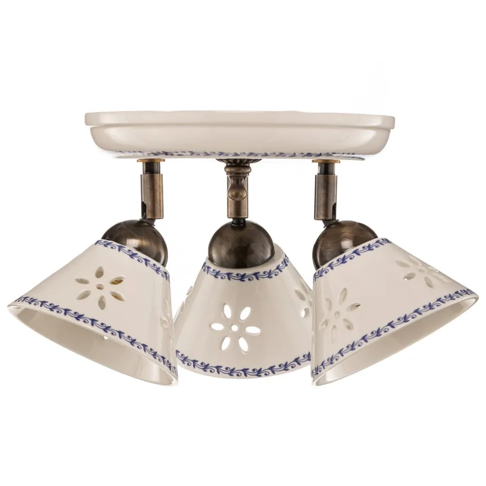 NONNA loftlampe i hvid keramik, 3 lyskilder