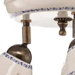 NONNA loftlampe i hvid keramik, 3 lyskilder