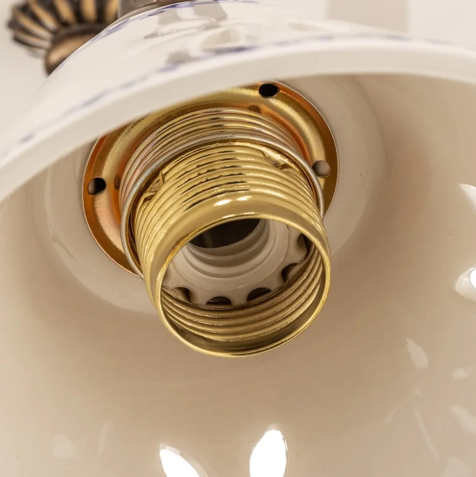 NONNA loftlampe i hvid keramik, 3 lyskilder