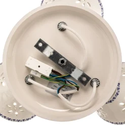 NONNA loftlampe i hvid keramik, 3 lyskilder