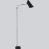 Northern Birdy Swing gulvlampe, sort/stål