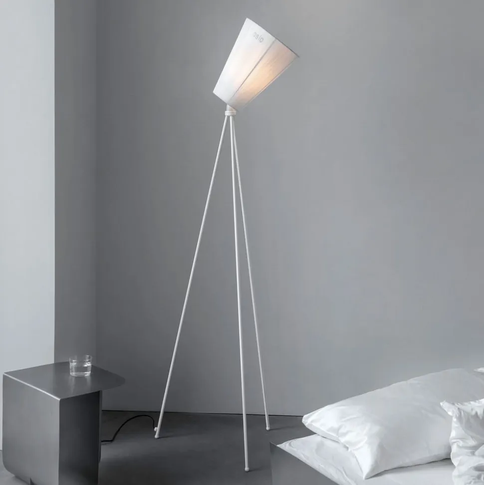 Northern Oslo Wood gulvlampe hvid/hvid