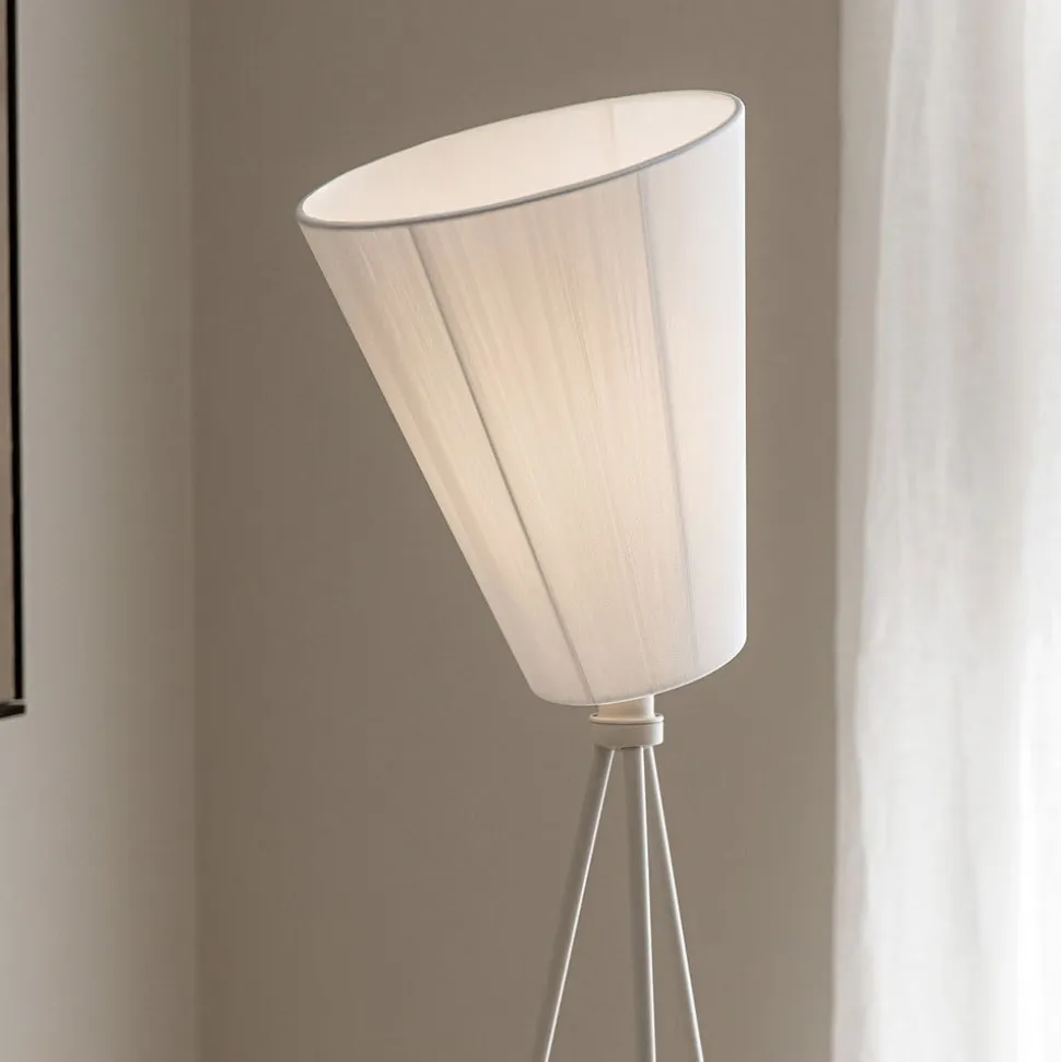 Northern Oslo Wood gulvlampe hvid/hvid
