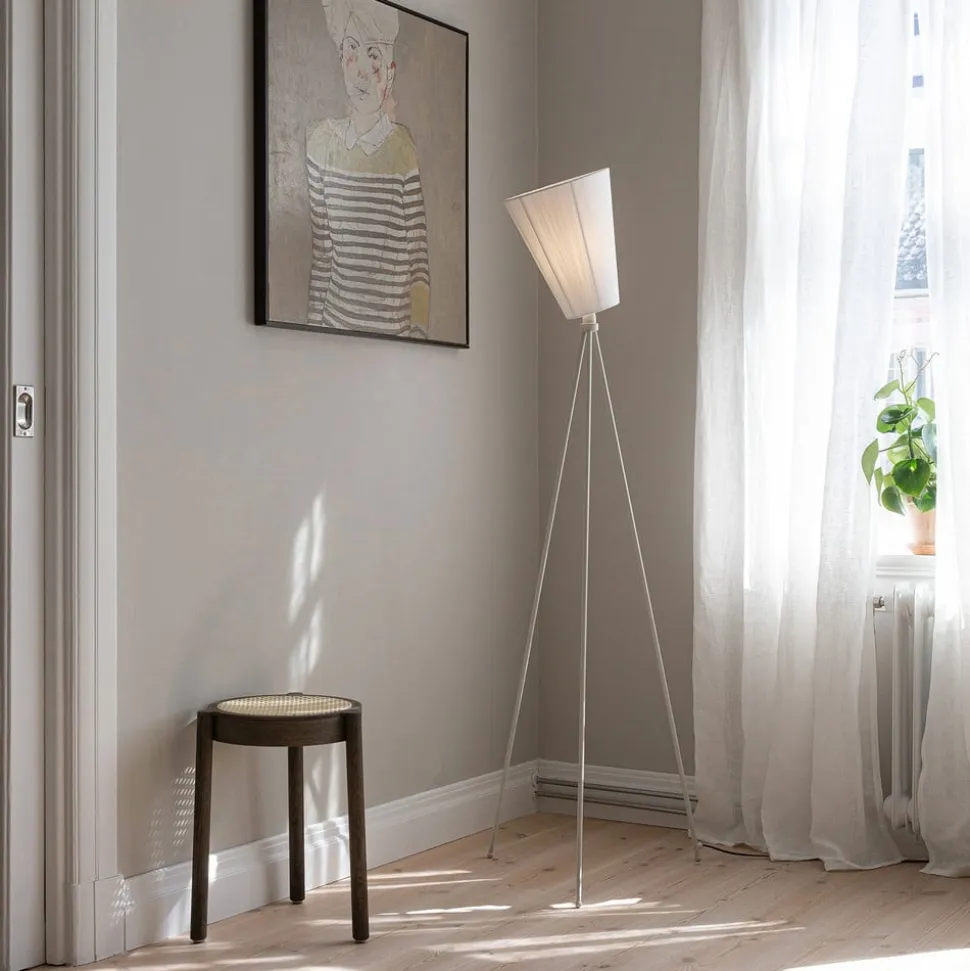 Northern Oslo Wood gulvlampe hvid/hvid