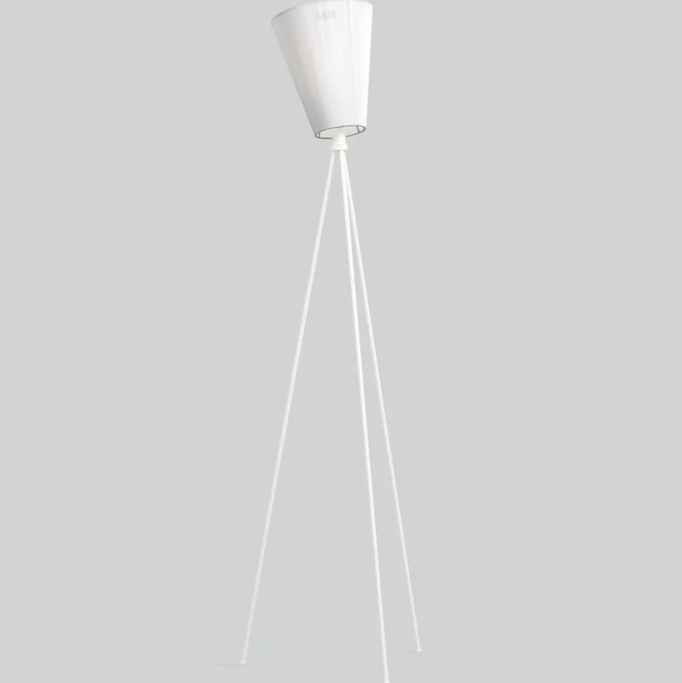 Northern Oslo Wood gulvlampe hvid/hvid