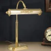 Nostalgisk bordlampe Picture, forgyldt