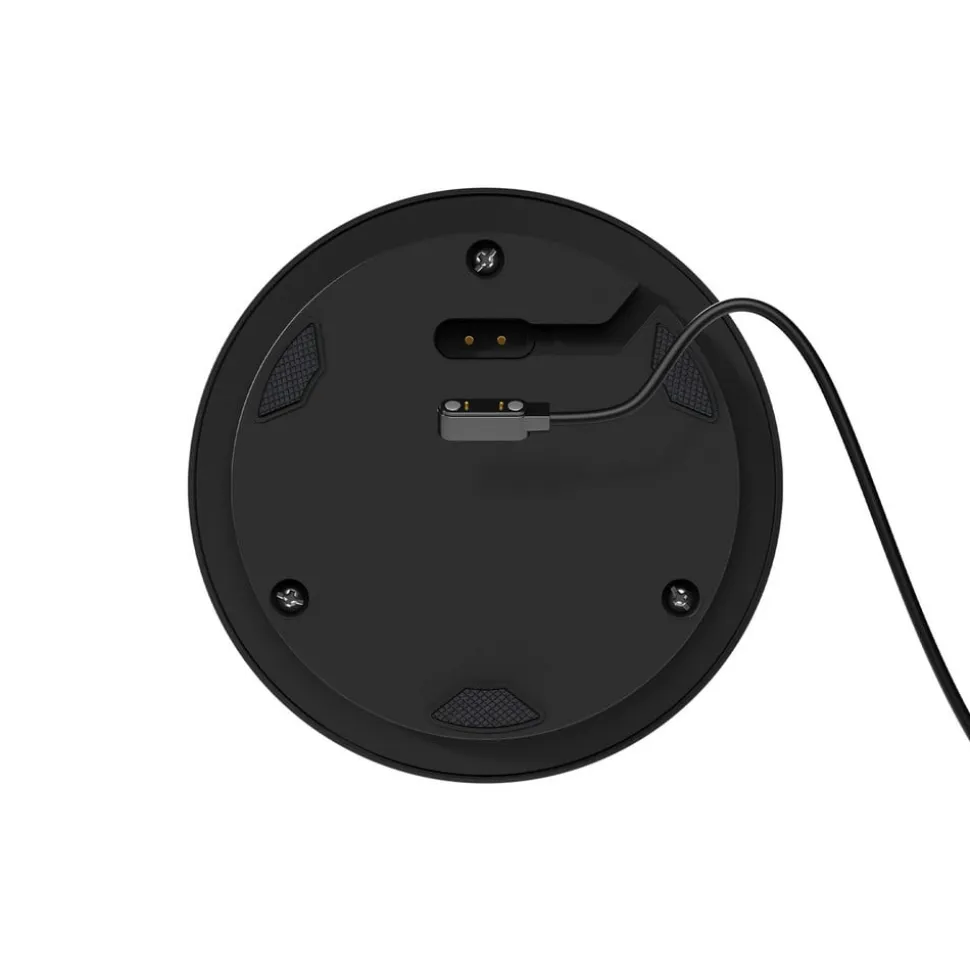 Numotion LED genopladelig bordlampe, sort, glas, IP54, dæmpbar