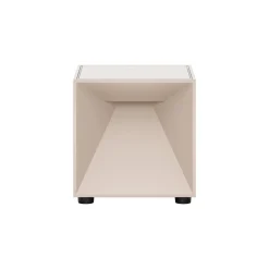 Nutalis mini LED-bordlampe, beige, IP54, dæmpbar