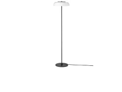 Nuura LED-gulvlampe Blossi, højde 120 cm, sort/opal