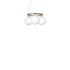 Nuura lysekrone Miira 3 Circular, Ø 54 cm, bronze/opal