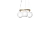 Nuura lysekrone Miira 3 Circular, Ø 54 cm, messing/opal