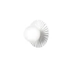 Nuura væglampe Liila Muuse, Ø 20 cm IP44, hvid/opal