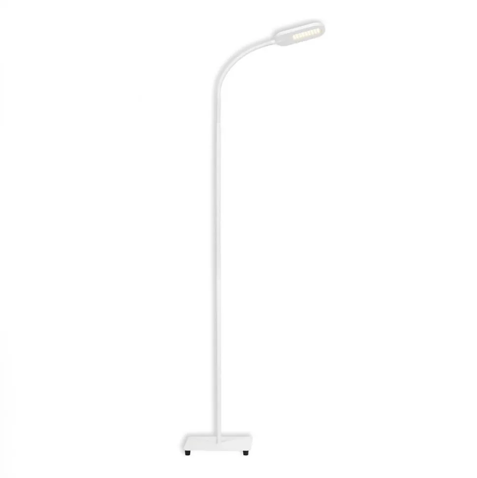 Office Step LED-gulvlampe, hvid, kan dæmpes, CCT