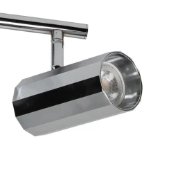 Oktano loftspot, kromfarvet Længde 30 cm 2 lyskilder metal