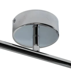 Oktano loftspot, kromfarvet Længde 30 cm 2 lyskilder metal