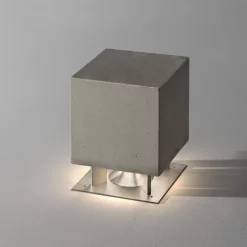 OLEV Cemento LED-sokkellampe med højttaler