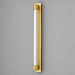 OLEV LED-væglampe CHARMER, guld, metal/glas, 2.700 K, IP44