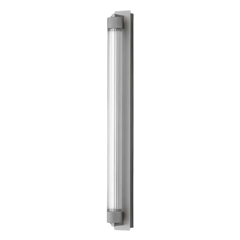 OLEV LED-væglampe CHARMER, titan, metal/glas, 2.700 K IP44