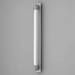 OLEV LED-væglampe CHARMER, titan, metal/glas, 2.700 K IP44