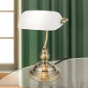 Onella bordlampe i banklampe opal