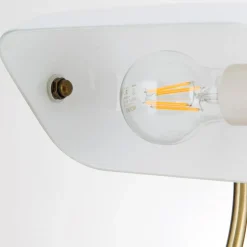 Onella bordlampe i banklampe opal
