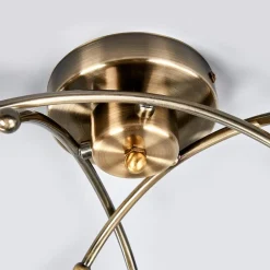 OPERA pragtfuld loftlampe, patineret messing
