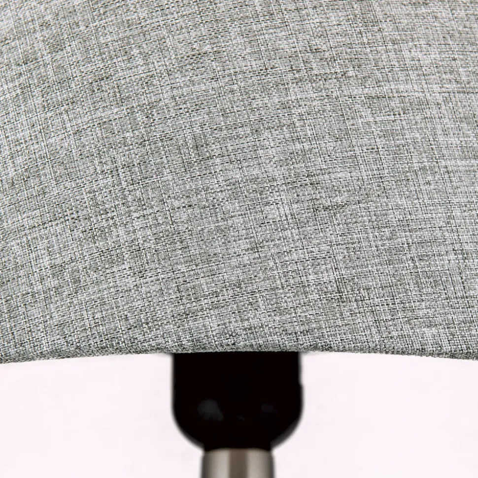Orchid bordlampe, brun/grå, højde 53,5 cm, keramik/lin