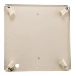Oro loftslampe af stål og glas, grå, 45 cm