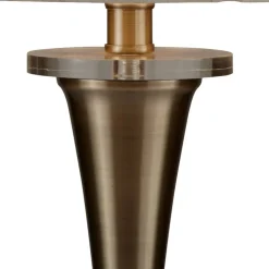 Oscar bordlampe med skærm i hørlook
