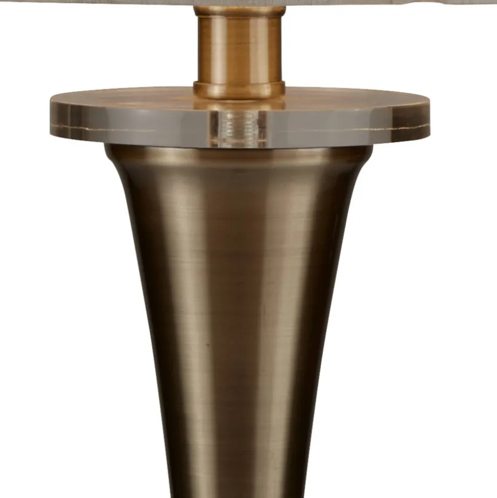 Oscar bordlampe med skærm i hørlook
