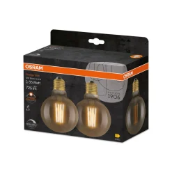 OSRAM 1906 E27 6,5W LED G95 824 guld dæmpbar 2 stk