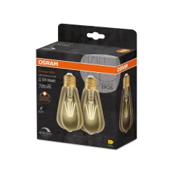 OSRAM 1906 E27 6,5W LED ST64 824 guld dæmpbar 2 stk