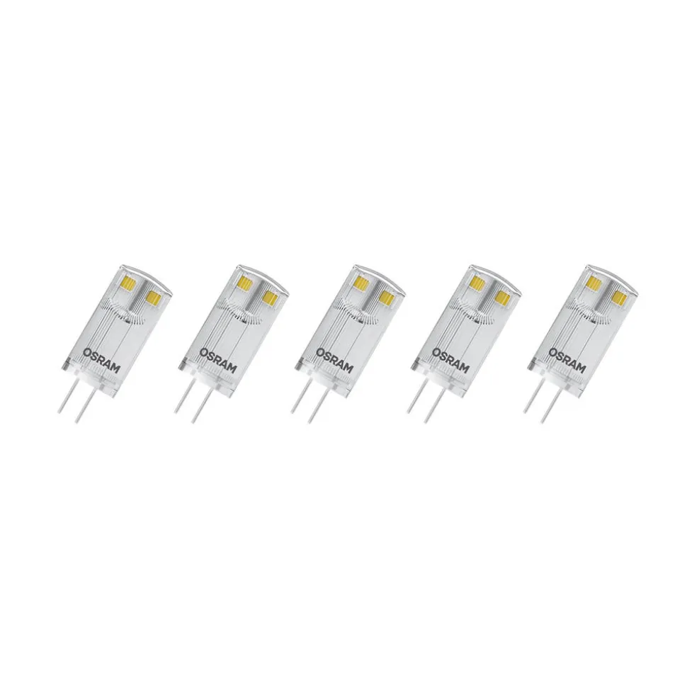 OSRAM Base PIN LED-stiftsokkelpære G4 0,9 W 100 lm 5 stk