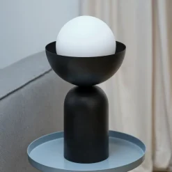 OSRAM bordlampe Decor Bowl, sort, stål, E14
