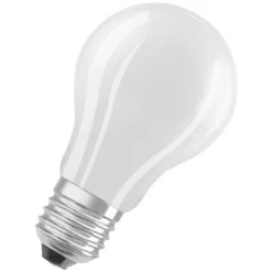 OSRAM Classic A LED-pære E27 4,8W 2.700K mat dæmp.