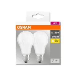 OSRAM Classic LED-pære E27 8,5 W 2.700 K 806 lm, 2