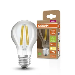 OSRAM Classic LED-pære E27 5,7 W 827 filament dimm