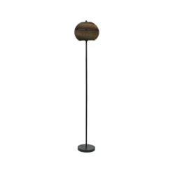 OSRAM gulvlampe BALL, brun, højde 160 cm, bølgepap, E27
