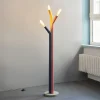 OSRAM gulvlampe Decor Straw, 3 lyskilder, farvet, stål, E27