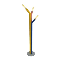 OSRAM gulvlampe Decor Straw, 3 lyskilder, farvet, stål, E27