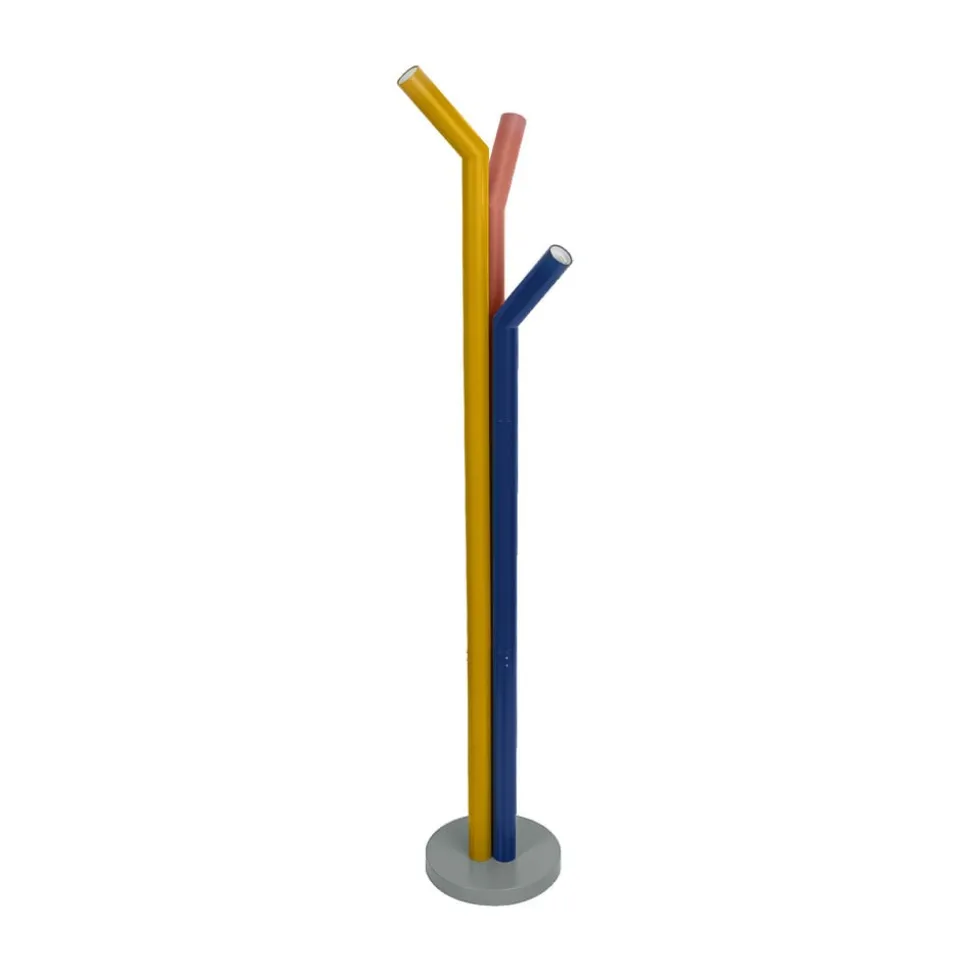 OSRAM gulvlampe Decor Straw, 3 lyskilder, farvet, stål, E27