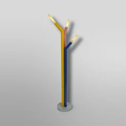 OSRAM gulvlampe Decor Straw, 3 lyskilder, farvet, stål, E27
