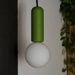 OSRAM hængelampe Decor Concrete Mic, grøn, beton, G9